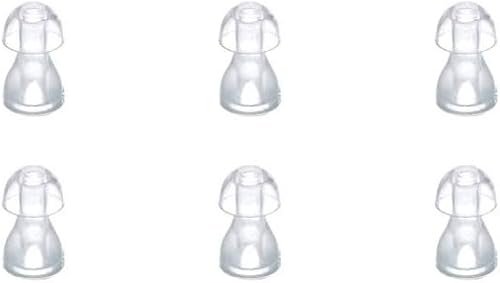 Miniatura 5 de Audífono (6pcslot) puntas de las orejas Cúpulas de silicona para los oídos para BTE, Ite y bolsillo Audífonos Ear Bud reemplazos, Transparente, 6, 6