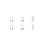（6pcs/lot）Hearing Aid Ear Tips Silicone Earplug Domes for BTE,ITE and Pocket Hearing Aids Ear Bud Replacements (Small φ8mm)