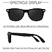 Sunglasses for Men Vintage Polarized Sun Glasses Mens Shade WP1001-2（matte/Black