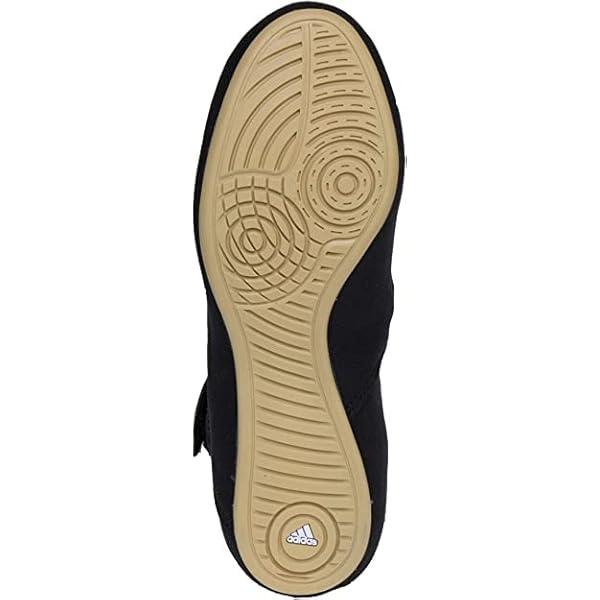 adidas Men's HVC Wrestling Shoe, Black/White, 9, Black/White, 9 - Image 7