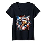 Photo Gallery donna dachshund 4th of july patriotic dachshund men women kids dog maglietta con collo a v Photo Gallery donna dachshund 4th of july patriotic dachshund men women kids dog maglietta con collo a v
