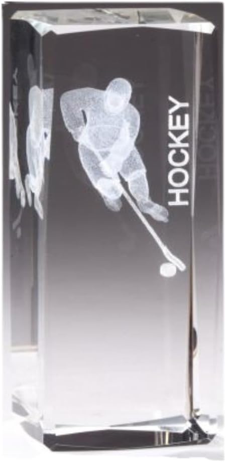 Jr Crystal Collegiate Sports Award Gift – 4.5 inch Custom Engraved Crystal Trophy for Player Recognition Tournaments Team Competitions MVP Coach Gift