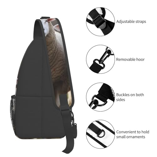 Bolso de pecho cruzado para hombre bolso de hombro miniatura 5
