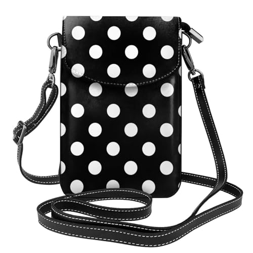 Pochettes pour téléphone portable pour femmes petits sacs bandoulière pois