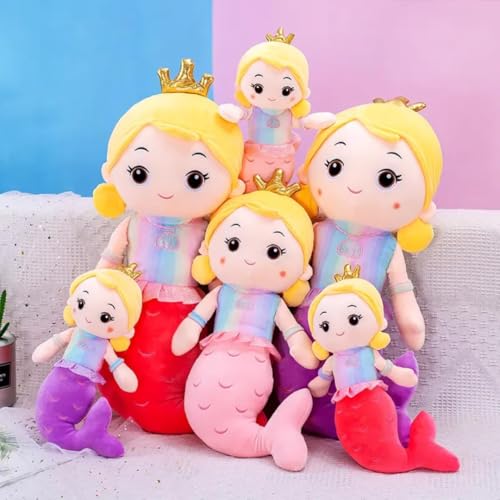 Image of Liquortees Mermaid Soft Toys for Baby Girl - Teddy Bear Gift Dolls, Cute Plushies Toys, Adorable Gifts for Girls, Baby Girl Doll (32 cm)