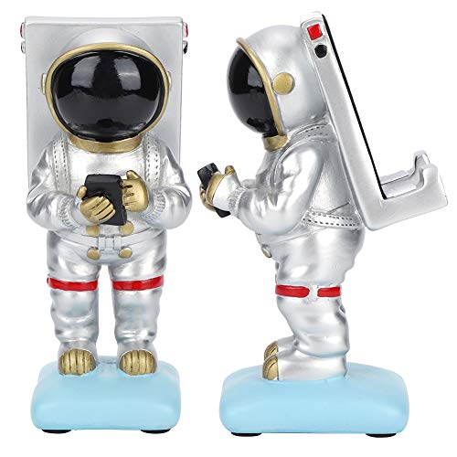 Suporte de telefone de mesa, suporte de telefone de astronauta bonito para escritório em casa (supor