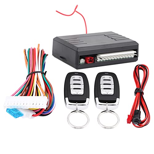 Système d'entrée sans clé de voiture 12V universel avec LED coffre