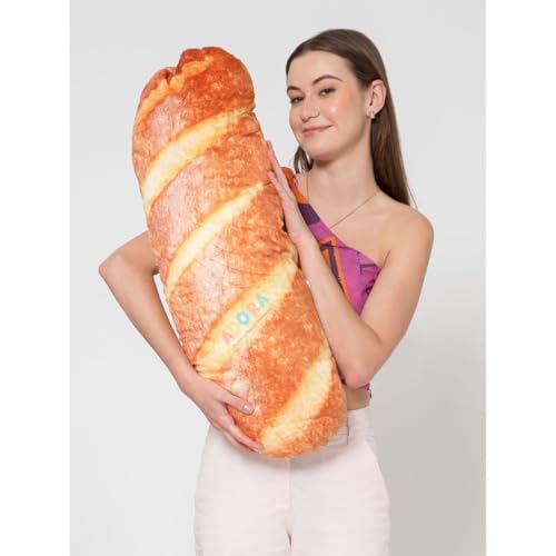 Image of ADORA Bread Soft Toy Baby Plushies - 100 cm Lovable Huggable Soft Toy, Big Size Plush Pillow, Elegant Soft Plush for Babies, Great Birthday Gift for Girls