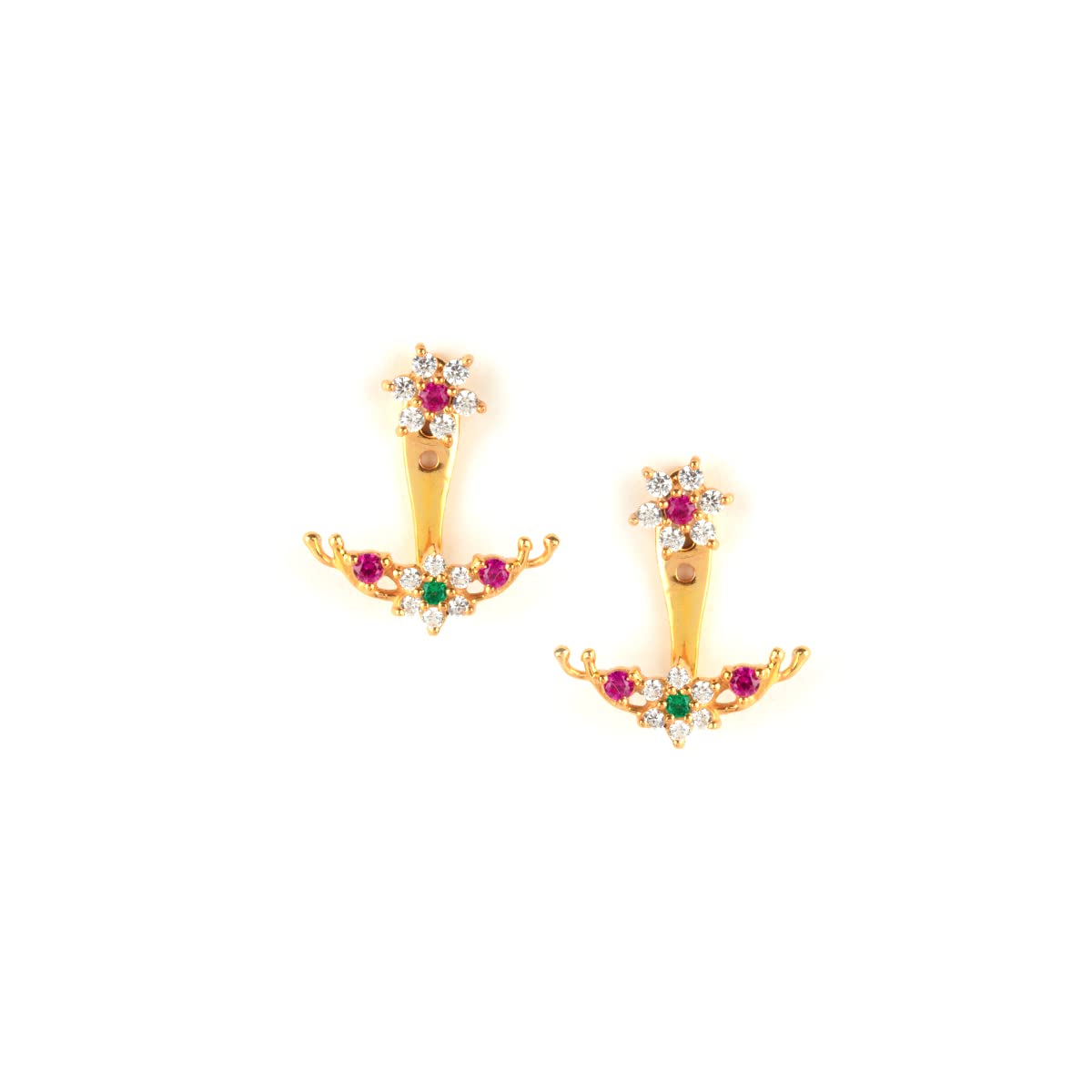 Shaya By Caratlane Cluster Of Dreams 7 Stone Earrings In Gold Plated 925 Silver For Women (B09Z879D8F) Amazon Price History, Amazon Price Tracker