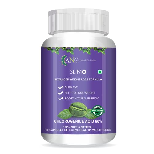ANC Slimo Advanced Weight Loss Formula with Green Coffee Extract 100mg and Garcinia Cambogia Extract 500mg for Men and Women (60 Capsules) ANC Slimo Advanced Weight Loss Formula with Green Coffee Extract 100mg and Garcinia Cambogia Extract 500mg for Men and Women (60 Capsules)