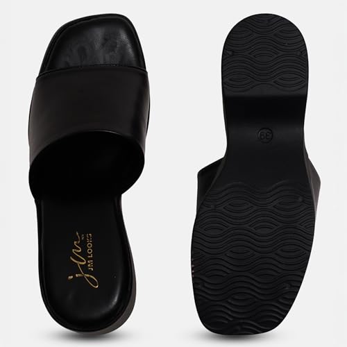 Image of JM LOOKS Women's Wedge Sandals - Open Toe Slip-On with Comfortable Sole | Stylish & Easy to Daily and Casual Outfits