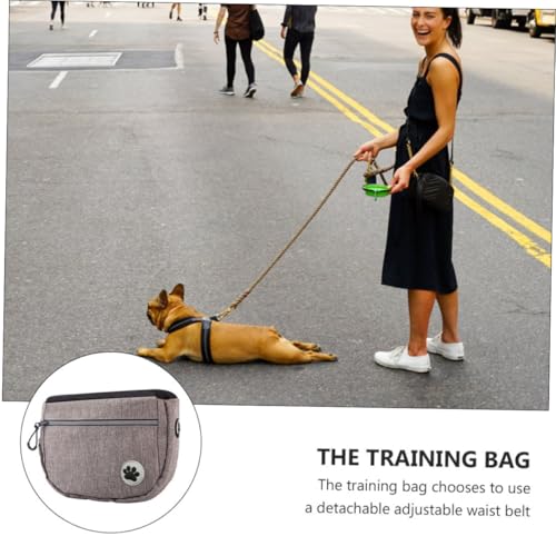 BESPORTBLE Hundetrainings Bauchtasche aus Strapazierfähigem Material mit Herausnehmbarem Innenbeutel und D-Ring für Spaziergänge und Training