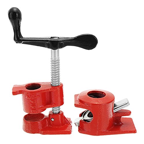 RanDal 1/2Inch Legno Incollaggio Tubo Morsetto Set Heavy Duty Profesional Legno Lavoro Cast Iron Carpenter ' S Clamp