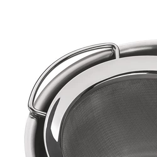 WMF Profi Plus Küchensieb 8 cm, mit Drahtgeflecht, Cromargan Edelstahl teilmattiert, spülmaschinengeeignet – Ansicht 2