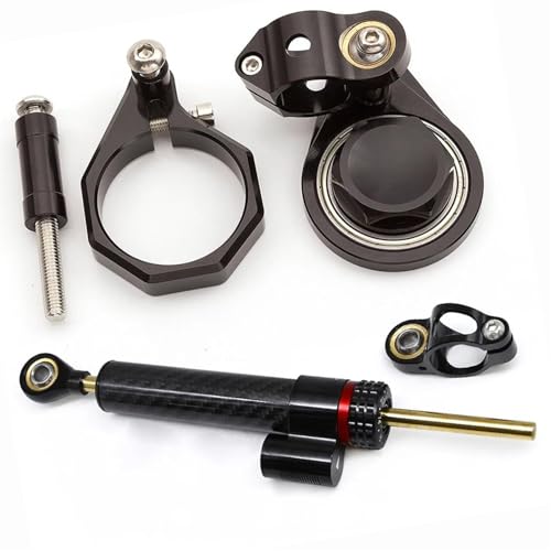 Amortisseur de direction moto GSXR 1000 anti-guidonnage en aluminium carbone pour Suzuki 07-08