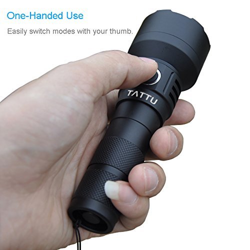 UV-Taschenlampe Tattu U2 – Wiederaufladbare Schwarzlicht-LED-Lampe