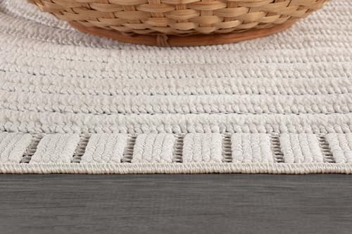 Tapete moderno CAMILSON 8x10 curva blanca miniatura 5