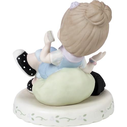 Precious Moments Growing in Grace Age 14 Collectible Porcelain Figurine, Brunette Girl - Ideal Keepsake for Birthdays, Anniversaries, and Special Occasions - Image 5