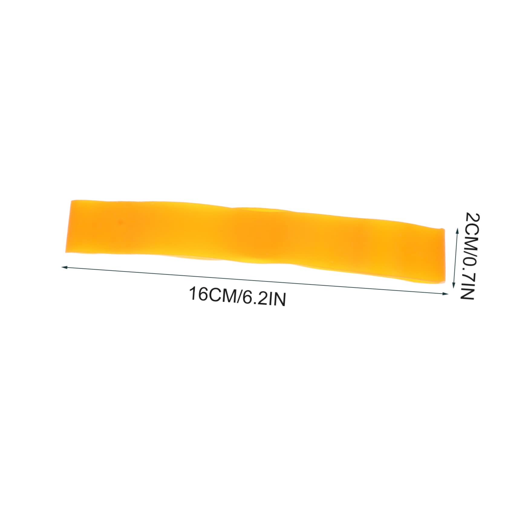 Starkes Gummiband 102x10 Naturkautschuk Orange 1 Satz