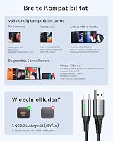 INIU USB C Kabel, [3 Stück 2m+2m+0,5m] USB A auf USB C Schnellladekabel – Ansicht 9