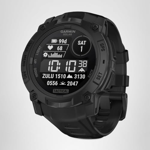Garmin Instinct® 3 Tactical Edition, 50 mm, écran Solaire chargé, Robuste, Montre Intelligente GPS d'extérieur - 10