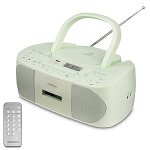 Medion E65010 CD-Radio mit Kassette grün