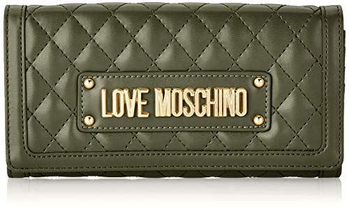 Preisvergleich Produktbild Love Moschino Unisex-Erwachsene Jc5601pp18la0850 Portemonnaie, Grün (Verde), 9x3x19 centimeters