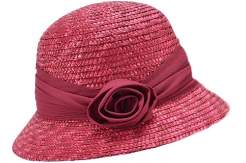 Chapeau de soleil pour femme Seeberger en paille de qualité supérieure