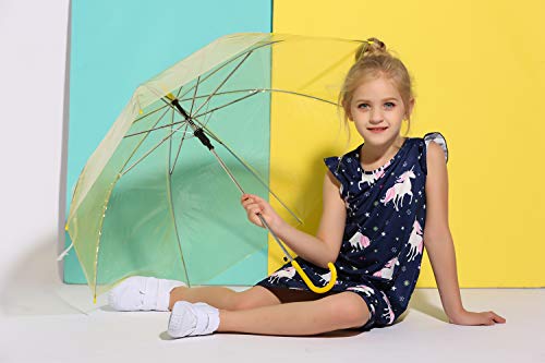 Arshiner Girls Nightgown Nightdress Unicorn Shirt Pajamas Dress For Kids Sleepwear Nighty Navy Blue #TOP1