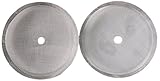French Press Coffee Maker Universal 4,6, or 8 Cup Filter Screen (2 Pack) Replaces Bent and Worn French Press Mesh Screens