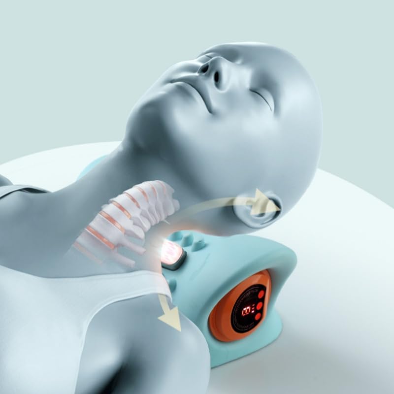 olemia NuvoWave - votre masseur à domicile Masseur Cervical EMS - Chaleur Température Constante - 3 Modes - 6 Niveaux d'Intensité