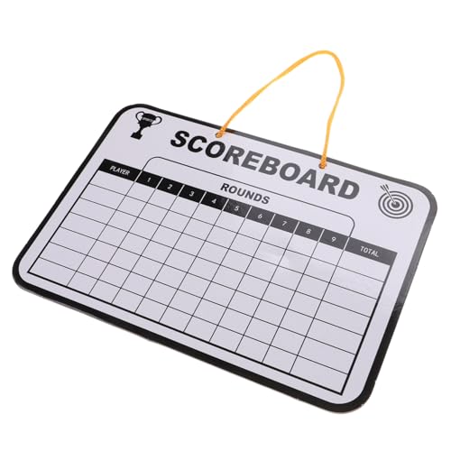 ibasenice Erasable Golf Scoreboard Golf Score Record Board Dry Erase Markers Included