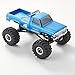 FCX24 FMS 1/24 Monster RC Crawlers - FCX24 RC Truck 8km/h 2 Speed Switch for Adults, Remote Control Car RTR (Blue)