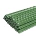 Growsun 4-Ft Garden Stakes Metal Plastic Coated Plant Cage Supports Climbing for Tomatoes,Trees,Cucumber,Fences,Beans,25 Pack