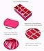 HOOPLE Set of 4 Drawer Organizers, Closet Organizer Bra Underwear Sock Tie Scarf Drawer Divider (Pink)