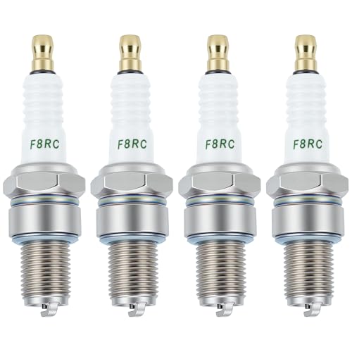 Wetenex BR8ES Spark Plug for NGK BR8ES 5422 Champion RN3C 880 Kawasak Yama Polaris Dirt Bike Motorcycle Marine ATV 4 PACK