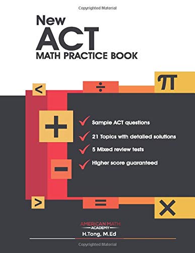 New ACT Math Practice Book