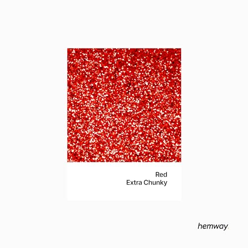 Eco Friendly Biodegradable Glitter, Red, Extra Chunky (1/24" 0.040" 1mm) - Image 2