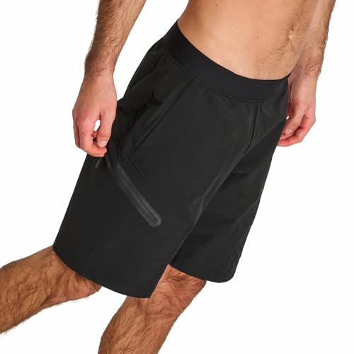Short casual homme Black Lion Leone 1947 en molleton noir
