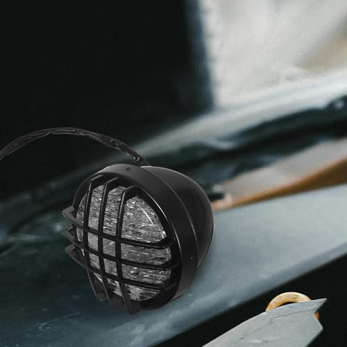 Healeved Go Kart Headlight Front LED Light with Metal Grid Cage Atv Four Wheeler Spot Light Beach Buggy Headlight Kit Off-Road Utility Vehicle Replacement Lamp - Image 4