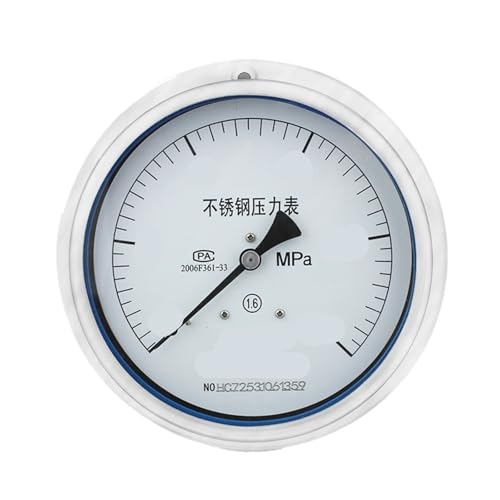 Manomètre axial Y-150BF/ZT inox contre corrosion et chaleur