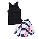 Tops: Couleur Unie / Sans Manches Jupe: Imprimé / a Strisce / Style de Crayon