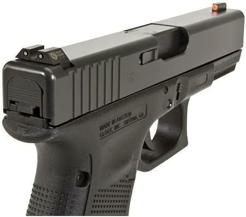 Miniatura 2 de Night Fision Tritium - Juego de visión nocturna compatible con Glock 48, anillo delantero naranja, anillos traseros negros con muesca en U