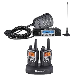 Midland – MicroMobile MXT115 – T71VP3 Farm Radio Bundle – 15 Watt GMRS Two-Way Radio Magnetic Mount Antenna and X-TALKER Two-Way Radio – repeater channels Farm Ranch Combo Pack