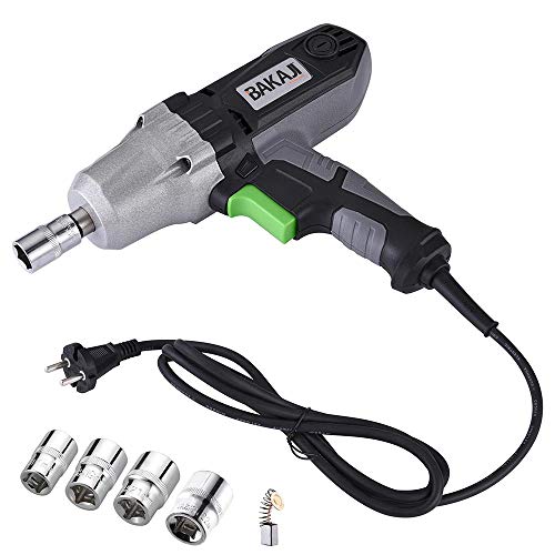 Bakaji Avvitatore Elettrico Pneumatico Ad Impulsi 4050 330Nm Attacco 1/2" Manico Ergonomico Antiscivolo Con Custodia Valigetta E Bussole In Varie Misure Svita Avvita Bulloni Per Pneumatici Auto - 3