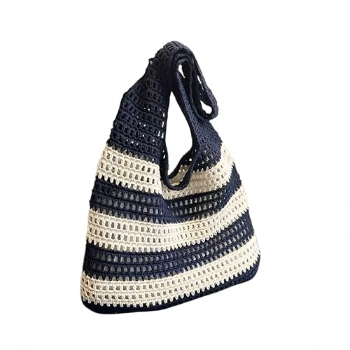 Bolso de mano tejido artesanal para mujer miniatura 1