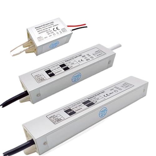 Driver LED étanche IP67 12W transformateur AC 100-265V vers DC 12V pour ruban extérieur