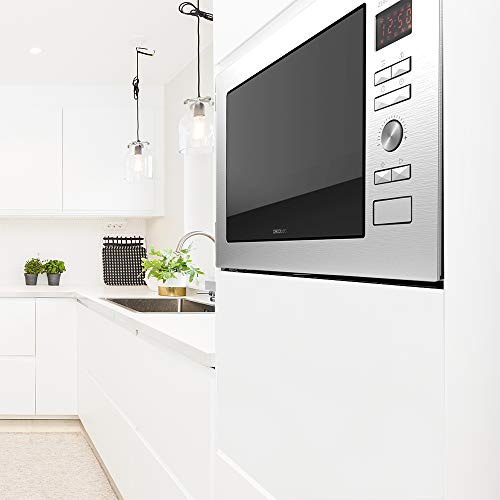 Microondas integrable Cecotec 25 litros con grill potente y 8 funciones 4