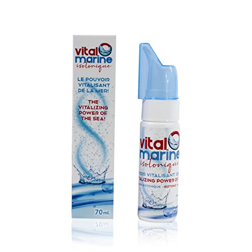 Spray de Agua de Mar Isotónico 50% Agua de Mar 50% Agua Osmotizada Sin Gas Presurizado (70 ml) Bote Reutilizable- Captada en el Parque Natural Cabo de Gata, Almería (Mar de Alborán) (70ml)