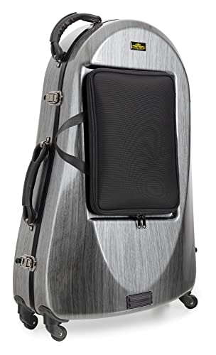 Custodia Deluxe Lechgold Per Sassofono Soprano Dritto – Hardcase Rigido Con Imbottitura Termica, Effetto Carbonio, Cinghie Da Zaino Incluse
